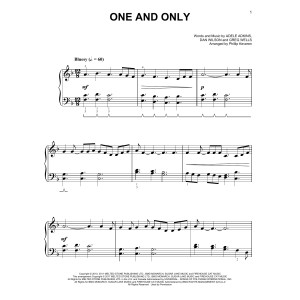 One And Only [Classical version] (arr. Phillip Keveren)